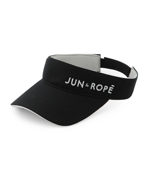 JUN&ROPE'（ジュンアンドロペ）の「ラメ立体ロゴ入りサンバイザー（サンバイザー・レディース・ホワイト/ブラック/ネイビー/レッド/イエロー・FREE）」の17枚目の写真