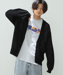 BeAMS DOT | 【WEB限定】BeAMS DOT / メッシュカーディガン(ニット/セーター)