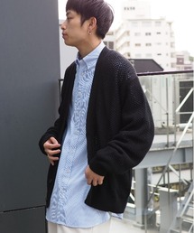 BeAMS DOT | 【WEB限定】BeAMS DOT / メッシュカーディガン(ニット/セーター)
