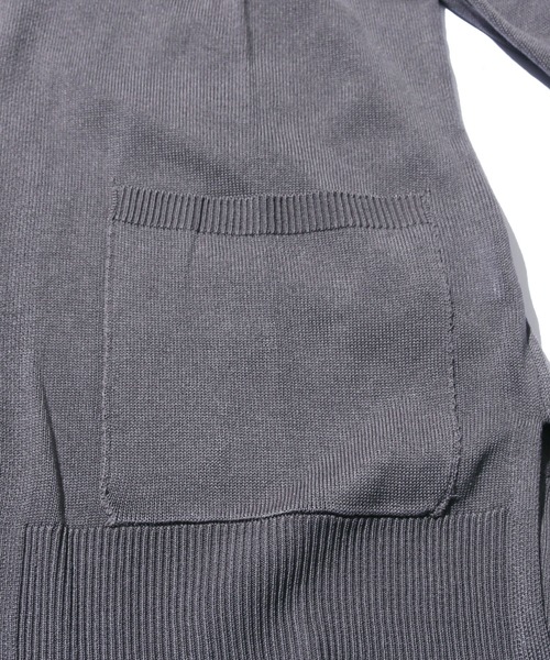 ROOPTOKYO(ループトウキョウ)の「KNITロングカーディガン Vネックロングカラーカーディガン(カーディガン/ボレロ・メンズ・グリーン/アイボリー/サックスブルー/チャコール・XL/M/L)」の11枚目の写真