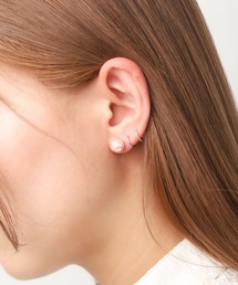 MUSES（ミューズ）の「『MUSES』オーバル淡水パールピアス（ピアス（両耳用））」