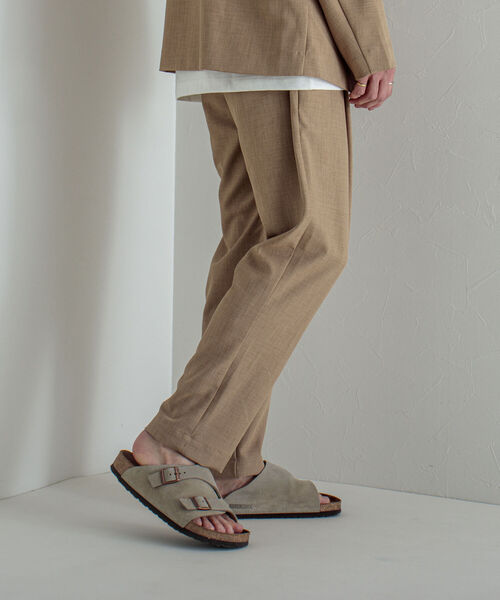 GLOSTER（グロスター）の「【GLOSTER/グロスター】ノーカラージャケット＆イージーパンツ セットアップ【ジャケット＋パンツの2点セット】（セットアップ・メンズ・ブラック/ベージュ/ネイビー・MEDIUM/LARGE）」の21枚目の写真