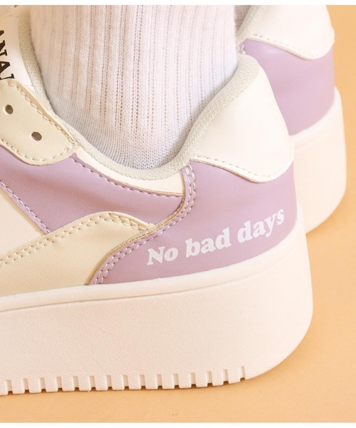 ANAP GｉRL（アナップガール）の「厚底スニーカー（スニーカー・キッズ・ラベンダー/ホワイト・S/M/L）」の9枚目の写真