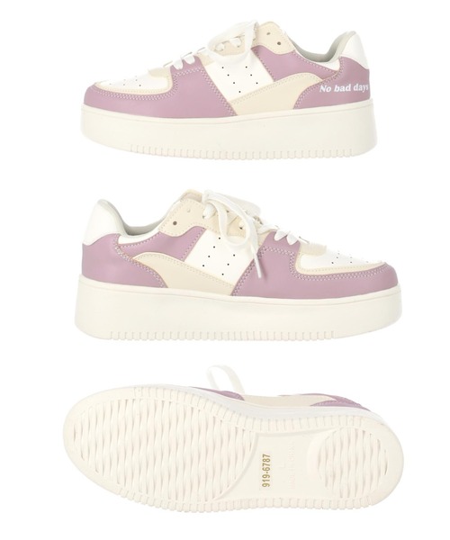 ANAP GｉRL（アナップガール）の「厚底スニーカー（スニーカー・キッズ・ラベンダー/ホワイト・S/M/L）」の13枚目の写真