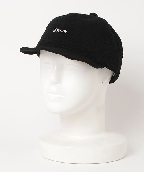 Basiquenti（ベーシックエンティ）の「【Basiquenti】Seersucker Yuru Animal Ball Cap BATT-21752（キャップ・メンズ・ネイビー/ブラック/サックスブルー/アイボリー・FREE）」の14枚目の写真