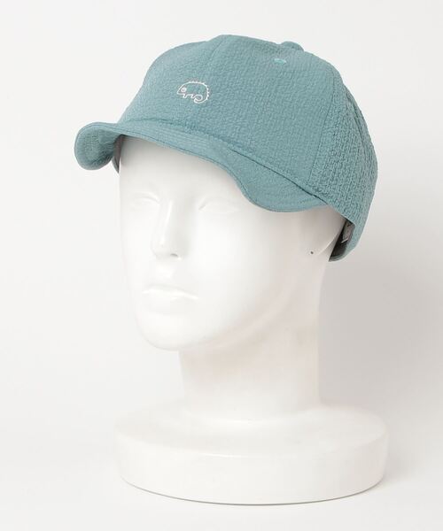 Basiquenti（ベーシックエンティ）の「【Basiquenti】Seersucker Yuru Animal Ball Cap BATT-21752（キャップ・メンズ・ネイビー/ブラック/サックスブルー/アイボリー・FREE）」の16枚目の写真