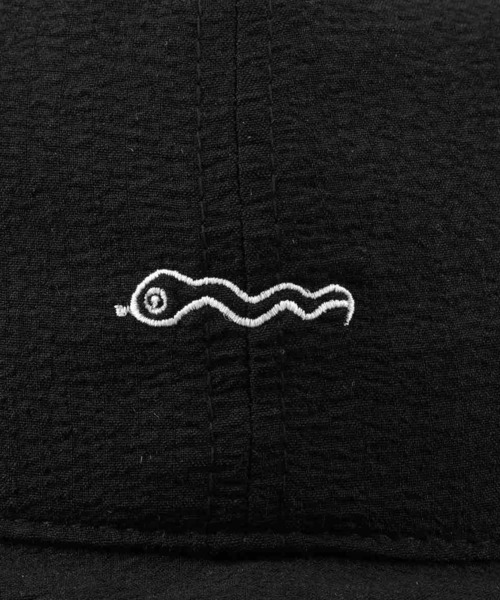 Basiquenti（ベーシックエンティ）の「【Basiquenti】Seersucker Yuru Animal Ball Cap BATT-21752（キャップ・メンズ・ネイビー/ブラック/サックスブルー/アイボリー・FREE）」の10枚目の写真