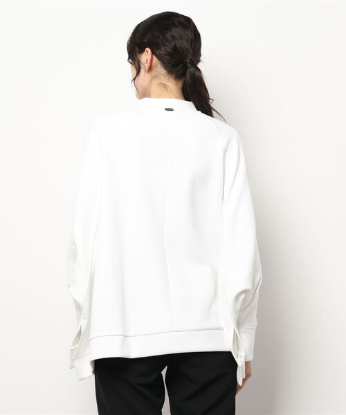 PICCIN（ピッチン）の「【日本製】ポンチョ風ダンボールニットプルオーバー（Tシャツ/カットソー・レディース・ブラック/ベージュ/ホワイト・M）」の6枚目の写真