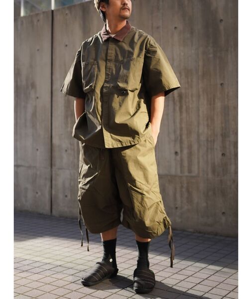 MANASTASH（マナスタッシュ）の「MANASTASH/マナスタッシュ　MS　BAZOOKA SHORTS MSバズーカショーツ（その他パンツ・メンズ・ブラック/グレー/カーキ・MEDIUM/LARGE/X-LARGE）」の9枚目の写真