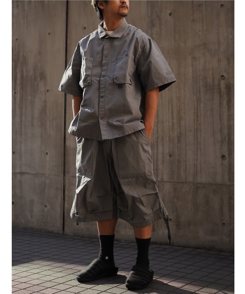 MANASTASH（マナスタッシュ）の「MANASTASH/マナスタッシュ　MS　BAZOOKA SHORTS MSバズーカショーツ（その他パンツ・メンズ・ブラック/グレー/カーキ・MEDIUM/LARGE/X-LARGE）」の4枚目の写真