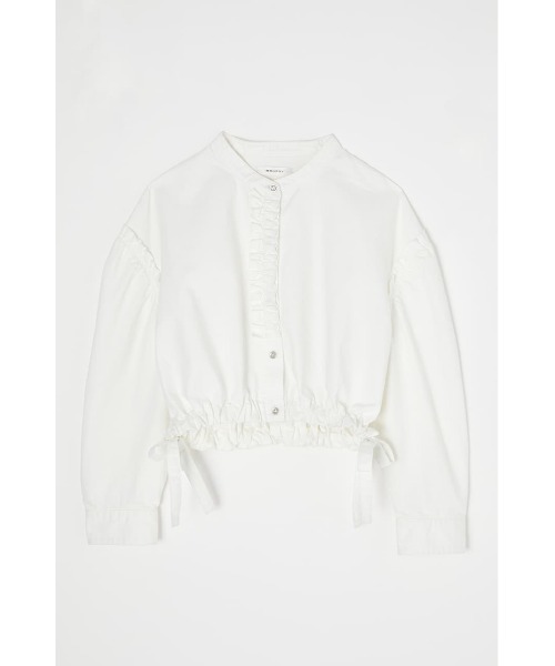 MOUSSY(マウジー)の「DENIM FRILLED ブラウス(シャツ/ブラウス・レディース・ホワイト/ブラック/ワンウォッシュ・FREE)」の20枚目の写真