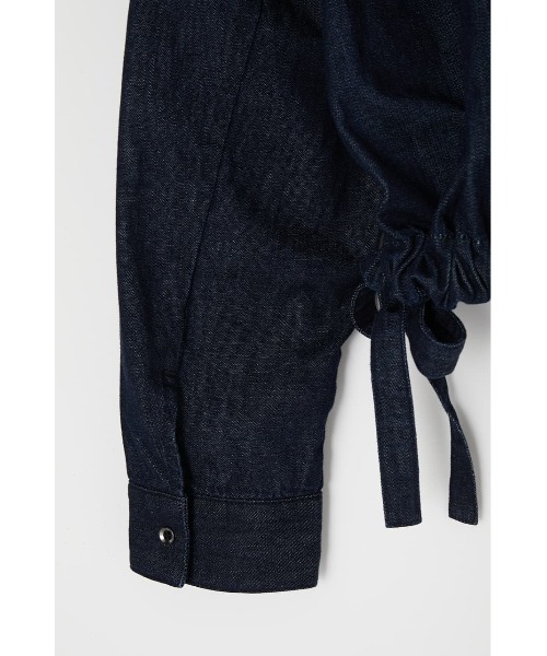 MOUSSY(マウジー)の「DENIM FRILLED ブラウス(シャツ/ブラウス・レディース・ホワイト/ブラック/ワンウォッシュ・FREE)」の16枚目の写真