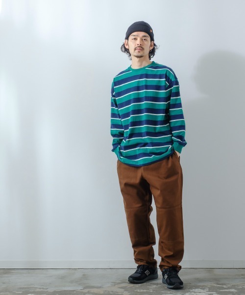 improves（インプローブス）の「レトロ ボーダー ルーズシルエット 長袖Tシャツ（Tシャツ/カットソー・メンズ・A/B/D/C/E・MEDIUM/X-LARGE/LARGE）」の11枚目の写真