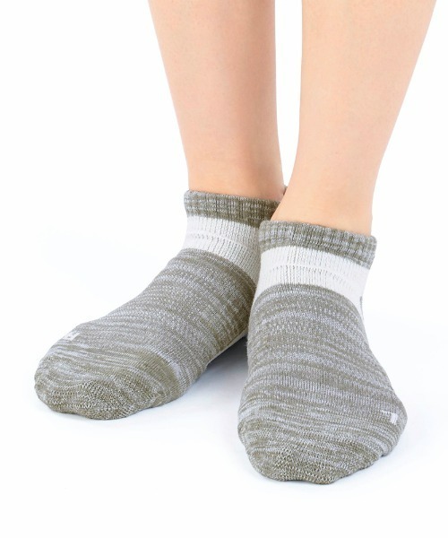 GUNZE（グンゼ）の「ACTIVE STYLE/アクティブスタイル　アーチサポートパイル ソックス　スニーカー丈（ソックス/靴下・レディース・レンガ/ブルー系その他/ブラック/ネイビー/スモークピンク/ライトグレー/グリーン系その他/ホワイト/イエロー系その他・23-25）」の16枚目の写真