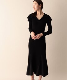 OPAQUE.CLIP | ビックカラーマーメイドニットワンピース(ワンピース)