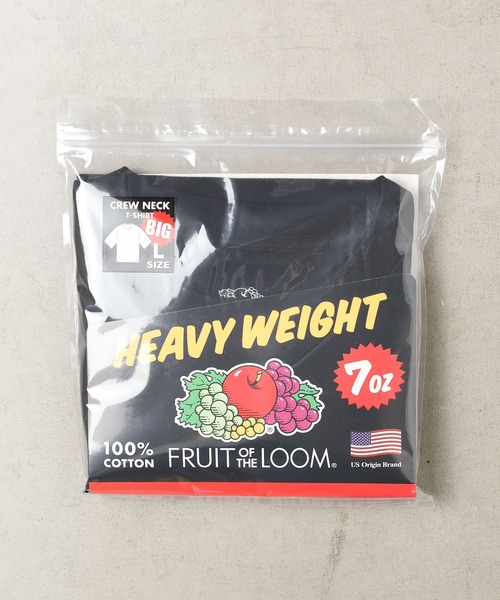 FRUIT OF THE LOOM(フルーツオブザルーム)の「★FRUIT OF THE LOOM★ 7oz HEAVY WEIGHT BIG T(Tシャツ/カットソー・レディース・ホワイト/ブラック/カーキ/杢グレー・MEDIUM/LARGE/X-LARGE)」の7枚目の写真