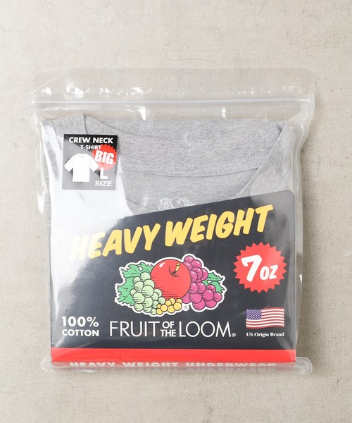 FRUIT OF THE LOOM(フルーツオブザルーム)の「★FRUIT OF THE LOOM★ 7oz HEAVY WEIGHT BIG T(Tシャツ/カットソー・レディース・ホワイト/ブラック/カーキ/杢グレー・MEDIUM/LARGE/X-LARGE)」の5枚目の写真