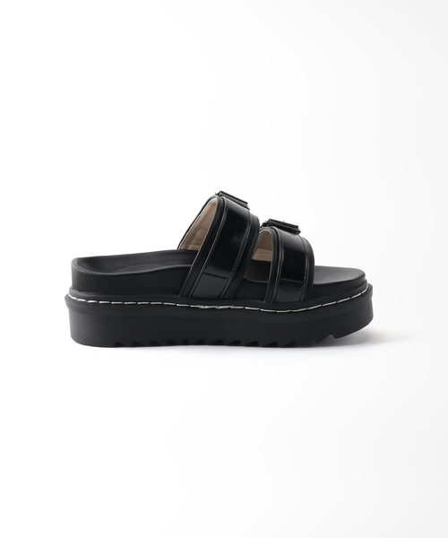 Casselini（キャセリーニ）の「【CASSELINI/キャセリーニ】 ダブルベルトミュール（サンダル・レディース・ブラック・SMALL/MEDIUM/LARGE）」の15枚目の写真