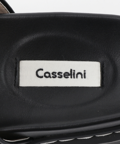 Casselini（キャセリーニ）の「【CASSELINI/キャセリーニ】 ダブルベルトミュール（サンダル・レディース・ブラック・SMALL/MEDIUM/LARGE）」の20枚目の写真