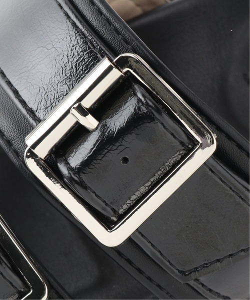 Casselini（キャセリーニ）の「【CASSELINI/キャセリーニ】 ダブルベルトミュール（サンダル・レディース・ブラック・SMALL/MEDIUM/LARGE）」の10枚目の写真