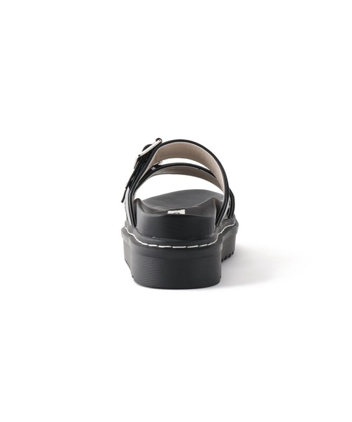 Casselini（キャセリーニ）の「【CASSELINI/キャセリーニ】 ダブルベルトミュール（サンダル・レディース・ブラック・SMALL/MEDIUM/LARGE）」の13枚目の写真