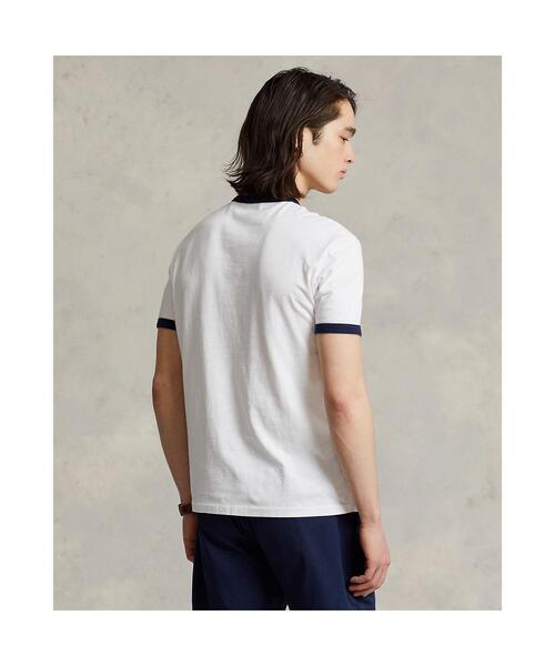 POLO RALPH LAUREN（ポロ ラルフ ローレン）の「クラシック フィット ロゴ ジャージー Tシャツ（Tシャツ/カットソー・メンズ・ホワイト・S/M/L/XL/XXL/XS）」の4枚目の写真