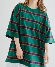 HANGTEN | 半袖マルチボーダーT(Tシャツ/カットソー)