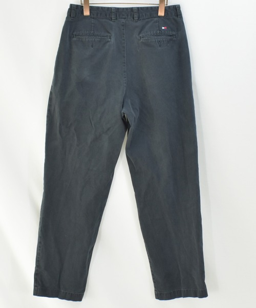 TOMMY HILFIGER（トミーヒルフィガー）の「【ヴィンテージ古着】90's TOMMY HILFIGER / トミーヒルフィガー チノパンツ（チノパンツ・メンズ・ブラック・33）」の3枚目の写真