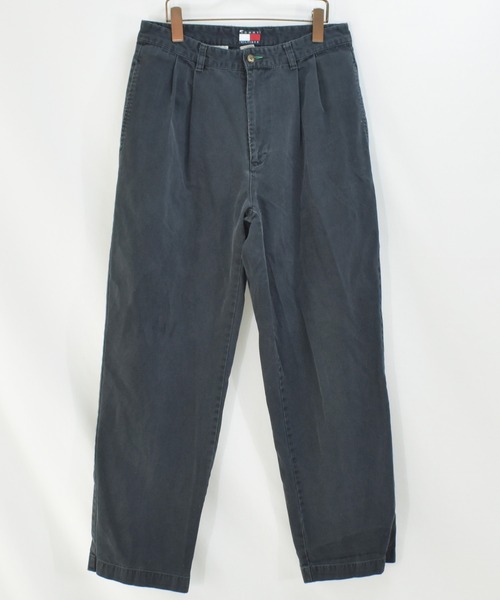 TOMMY HILFIGER（トミーヒルフィガー）の「【ヴィンテージ古着】90's TOMMY HILFIGER / トミーヒルフィガー チノパンツ（チノパンツ・メンズ・ブラック・33）」の8枚目の写真