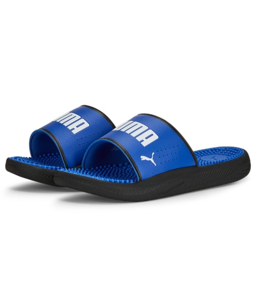 PUMA（プーマ）の「PUMA プーマ メンズ ソフトライド スライド マッサージ サンダル（サンダル・メンズ・ブラック/ホワイト×ブラック/ブラック×ホワイト/ブルー系その他/ブラック系その他/ブルー・26.0cm/28.0cm/25.0cm/27.0cm/29.0cm/30.0cm）」の6枚目の写真
