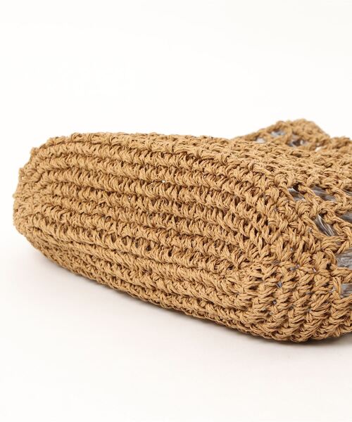 ACCOMMODE（アコモデ）の「ホリデーカゴバッグ（かごバッグ・レディース・ラベンダー/レッド/ベージュ・FREE）」の5枚目の写真