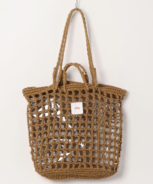 ACCOMMODE（アコモデ）の「ホリデーカゴバッグ（かごバッグ・レディース・ラベンダー/レッド/ベージュ・FREE）」の7枚目の写真