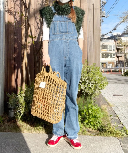 ACCOMMODE（アコモデ）の「ホリデーカゴバッグ（かごバッグ・レディース・ラベンダー/レッド/ベージュ・FREE）」の11枚目の写真