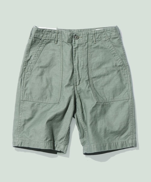 orSlow(オアスロウ)の「orSlow/オアスロウ US ARMY FATIGUE SHORTS ファティーグショーツ(チノパンツ・メンズ・ダークグリーン/ベージュ・2/4/3/1)」の1枚目の写真