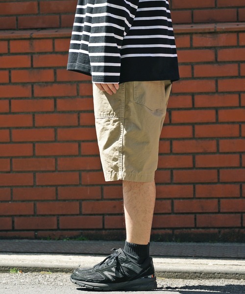 orSlow(オアスロウ)の「orSlow/オアスロウ US ARMY FATIGUE SHORTS ファティーグショーツ(チノパンツ・メンズ・ダークグリーン/ベージュ・2/4/3/1)」の3枚目の写真