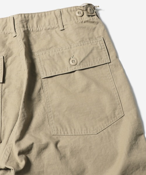 orSlow(オアスロウ)の「orSlow/オアスロウ US ARMY FATIGUE SHORTS ファティーグショーツ(チノパンツ・メンズ・ダークグリーン/ベージュ・2/4/3/1)」の10枚目の写真