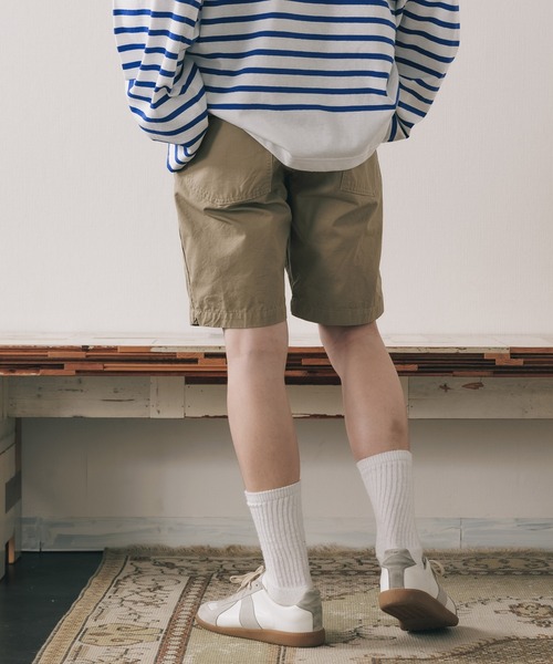 orSlow(オアスロウ)の「orSlow/オアスロウ US ARMY FATIGUE SHORTS ファティーグショーツ(チノパンツ・メンズ・ダークグリーン/ベージュ・2/4/3/1)」の19枚目の写真