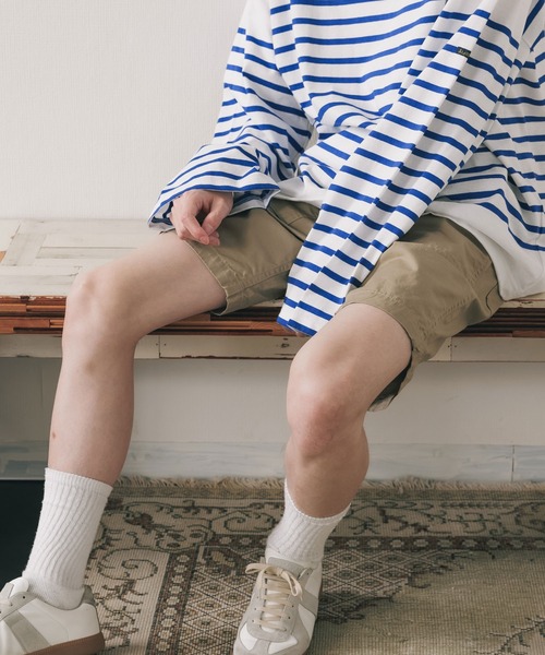 orSlow(オアスロウ)の「orSlow/オアスロウ US ARMY FATIGUE SHORTS ファティーグショーツ(チノパンツ・メンズ・ダークグリーン/ベージュ・2/4/3/1)」の20枚目の写真