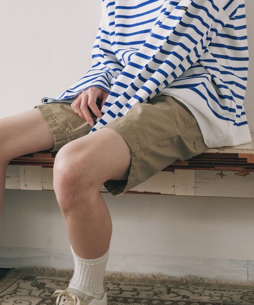 orSlow(オアスロウ)の「orSlow/オアスロウ US ARMY FATIGUE SHORTS ファティーグショーツ(チノパンツ・メンズ・ダークグリーン/ベージュ・2/4/3/1)」の21枚目の写真