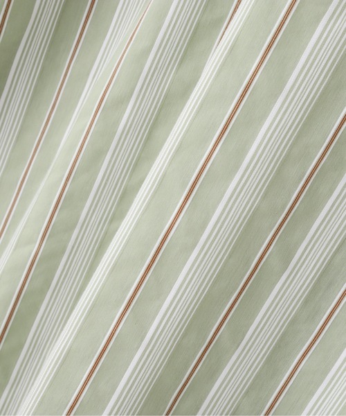 N.（N. Natural Beauty Basic）（エヌエヌナチュラルビューティーベーシック）の「◆フロントリボンＡラインマルチストライプワンピース（ワンピース・レディース・ベージュ/ブルー/グリーン・MEDIUM）」の16枚目の写真