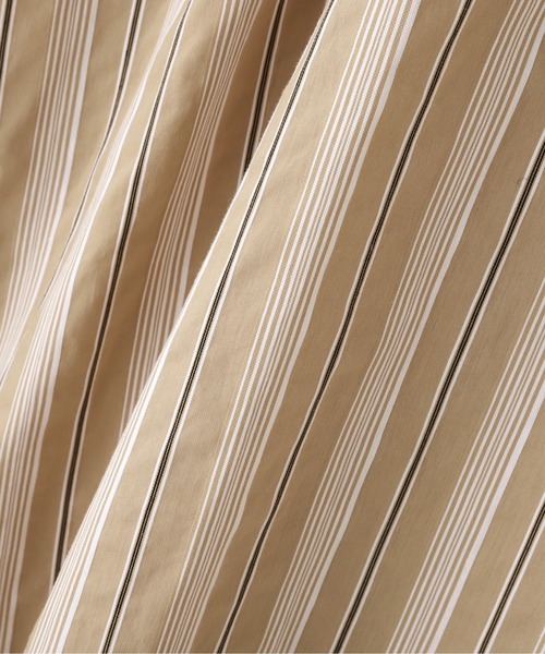 N.（N. Natural Beauty Basic）（エヌエヌナチュラルビューティーベーシック）の「◆フロントリボンＡラインマルチストライプワンピース（ワンピース・レディース・ベージュ/ブルー/グリーン・MEDIUM）」の14枚目の写真