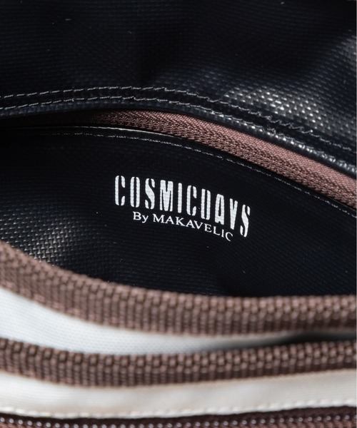 MAKAVELIC(マキャベリック)の「MAKAVELIC/マキャベリック/COSMICDAYS MESSENGER BAG(メッセンジャーバッグ・メンズ・ブラック/マルチ/ホワイト/ダークネイビー・FREE)」の12枚目の写真