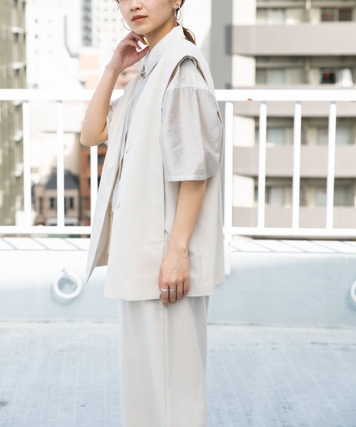 KBF（ケイビーエフ）の「セパレートベストワンピース2（ワンピース・レディース・ベージュ/モカ/ブラック・ONE）」の10枚目の写真