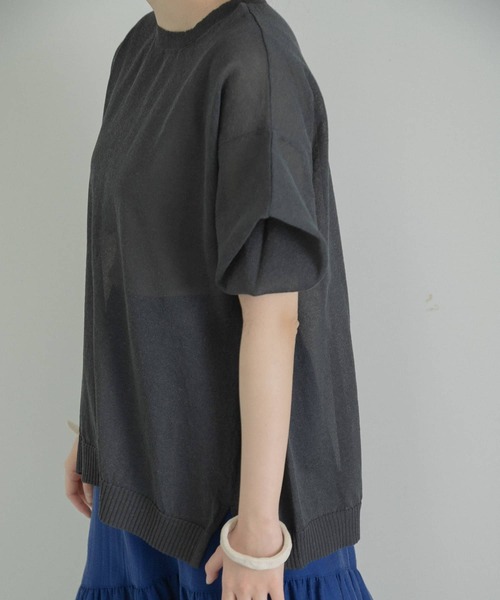 LAATO（ラート）の「PUFF PUFF KNIT（ニット/セーター・レディース・チャコールグレー/グリーン・FREE）」の12枚目の写真