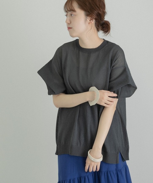 LAATO（ラート）の「PUFF PUFF KNIT（ニット/セーター・レディース・チャコールグレー/グリーン・FREE）」の18枚目の写真