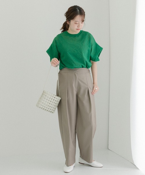 LAATO（ラート）の「PUFF PUFF KNIT（ニット/セーター・レディース・チャコールグレー/グリーン・FREE）」の9枚目の写真