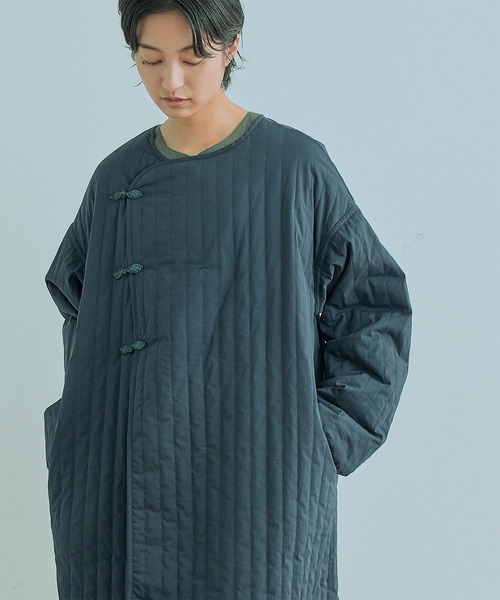 Kelen（ケレン）の「「KELEN / ケレン」LOUP / QUILTING DESIGN COAT（ダウンジャケット/コート・レディース・ブラック/ネイビー/アイボリー・S/M）」の3枚目の写真