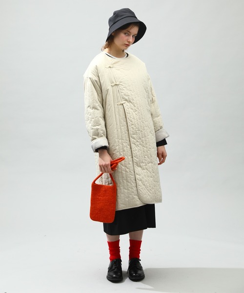 Kelen（ケレン）の「「KELEN / ケレン」LOUP / QUILTING DESIGN COAT（ダウンジャケット/コート・レディース・ブラック/ネイビー/アイボリー・S/M）」の12枚目の写真