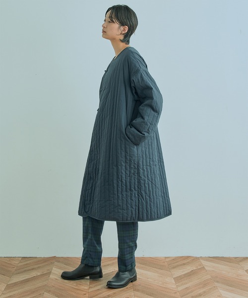 Kelen（ケレン）の「「KELEN / ケレン」LOUP / QUILTING DESIGN COAT（ダウンジャケット/コート・レディース・ブラック/ネイビー/アイボリー・S/M）」の21枚目の写真