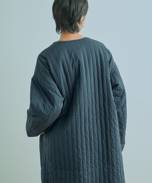 Kelen（ケレン）の「「KELEN / ケレン」LOUP / QUILTING DESIGN COAT（ダウンジャケット/コート・レディース・ブラック/ネイビー/アイボリー・S/M）」の18枚目の写真